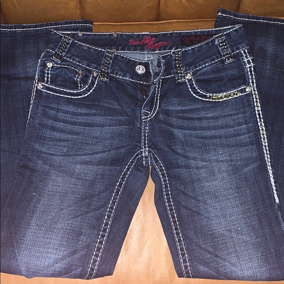 Rock and Roll Cowgirl Bootcut Jeans! Size 26! - Picture 4 of 4